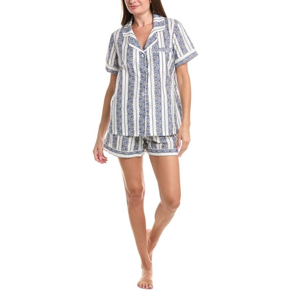 Bedhead Womens 2Pc Short Pajama Set, White